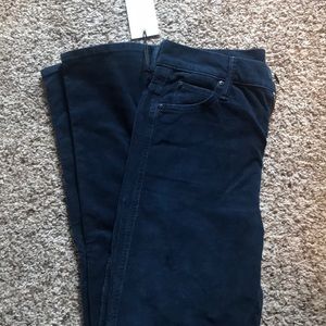 Mother jeans brand  cords size 25 NWT